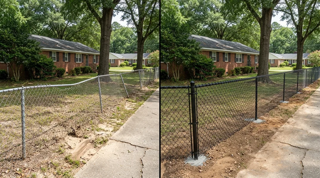 Result fence in Columbia - Columbia Fence Company