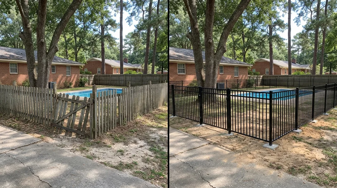 Result fence in Columbia - Columbia Fence Company