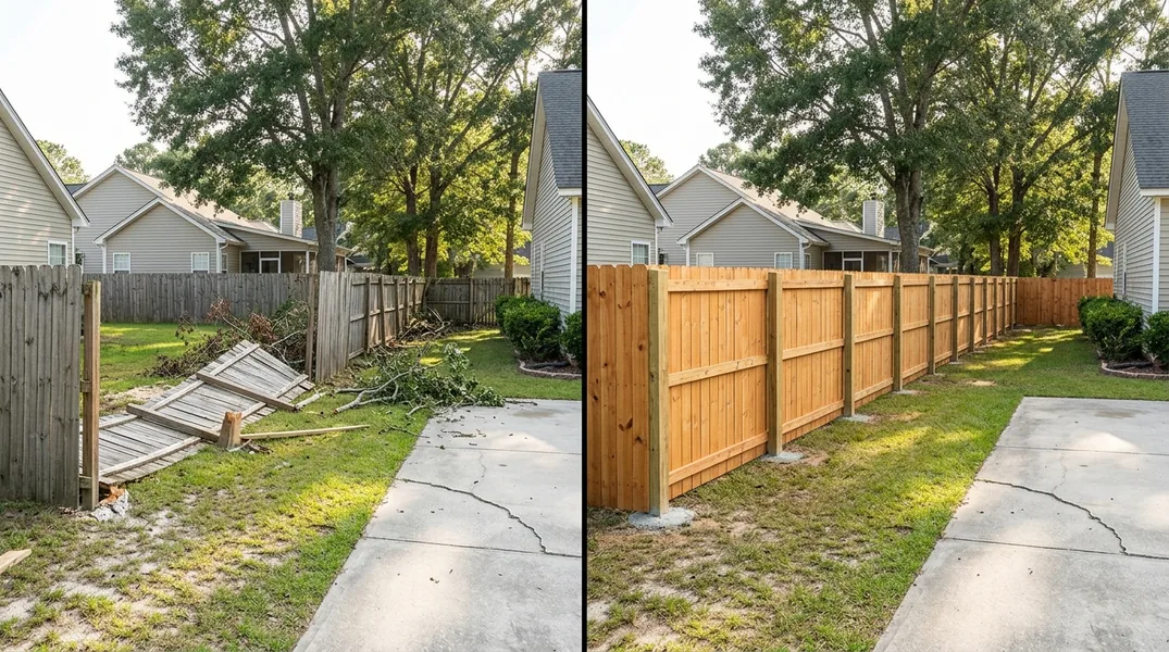 Result fence in Columbia - Columbia Fence Company